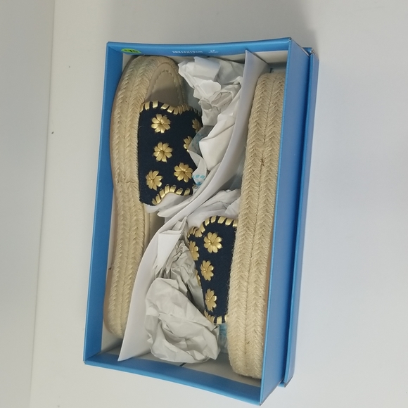 Jack Rodgers Palmer Slide Espadrille sz 8 - Picture 7 of 8
